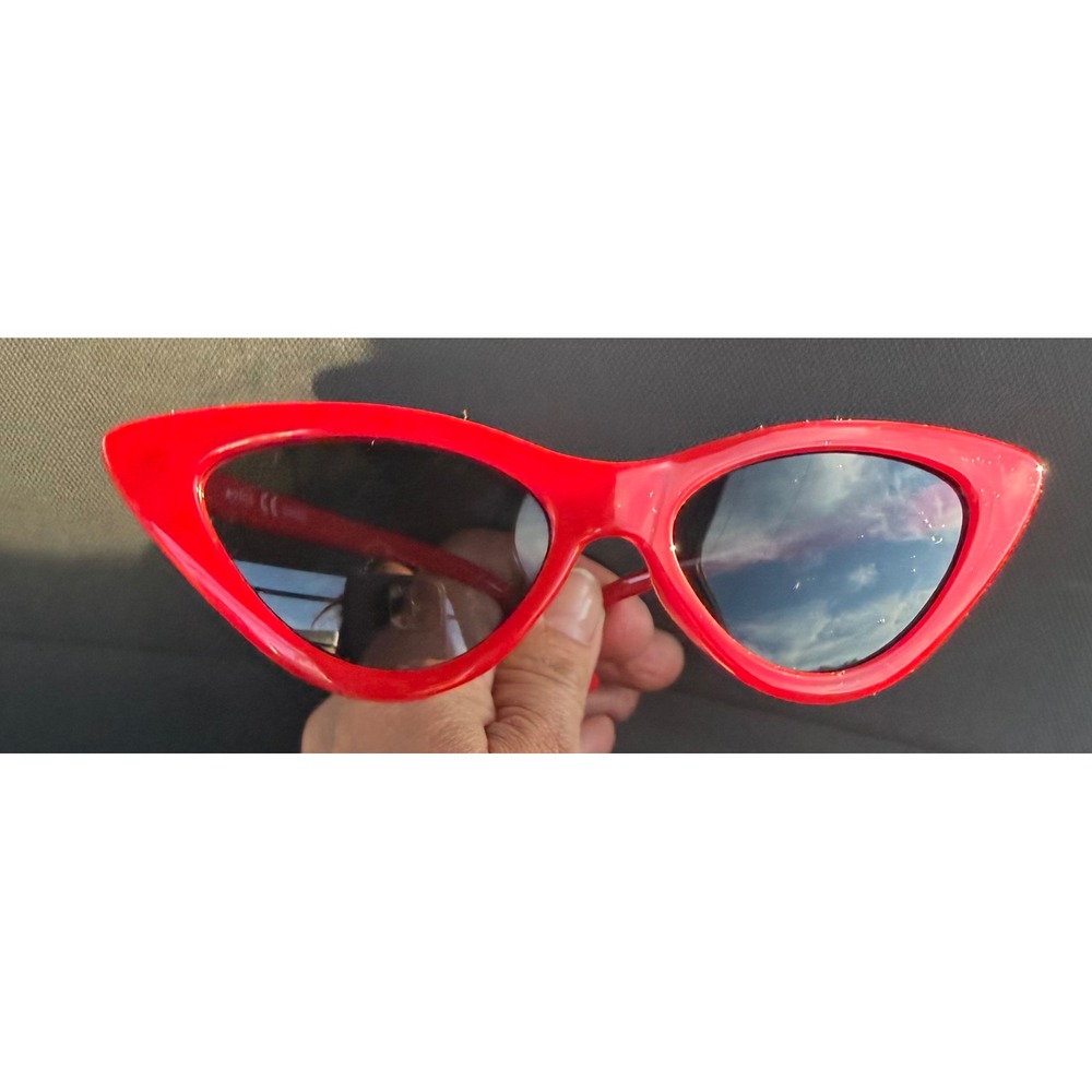 Sojos Sunglasses Red CatEye UV400 SJ2044 Retro Vintage Glam Streetwear Chic